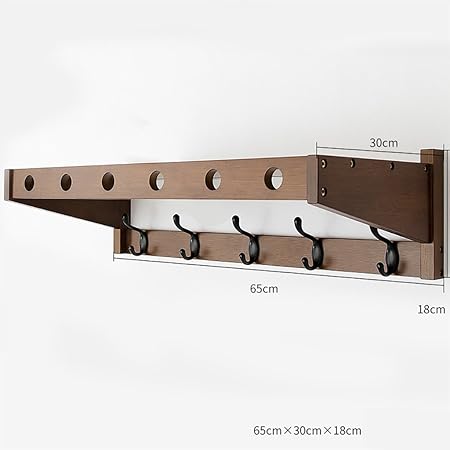 Perchero madera con estanteria | Percheros de pared, percheros de pie...