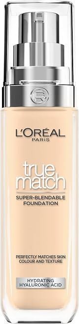 L'Oreal Paris True Match Foundation Hyaluronic Acid SPF 16 46 Shades 30ml