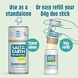 Salt Of The Earth Unscented Natural Deodorant Stick Refill 75g UK Made view 2