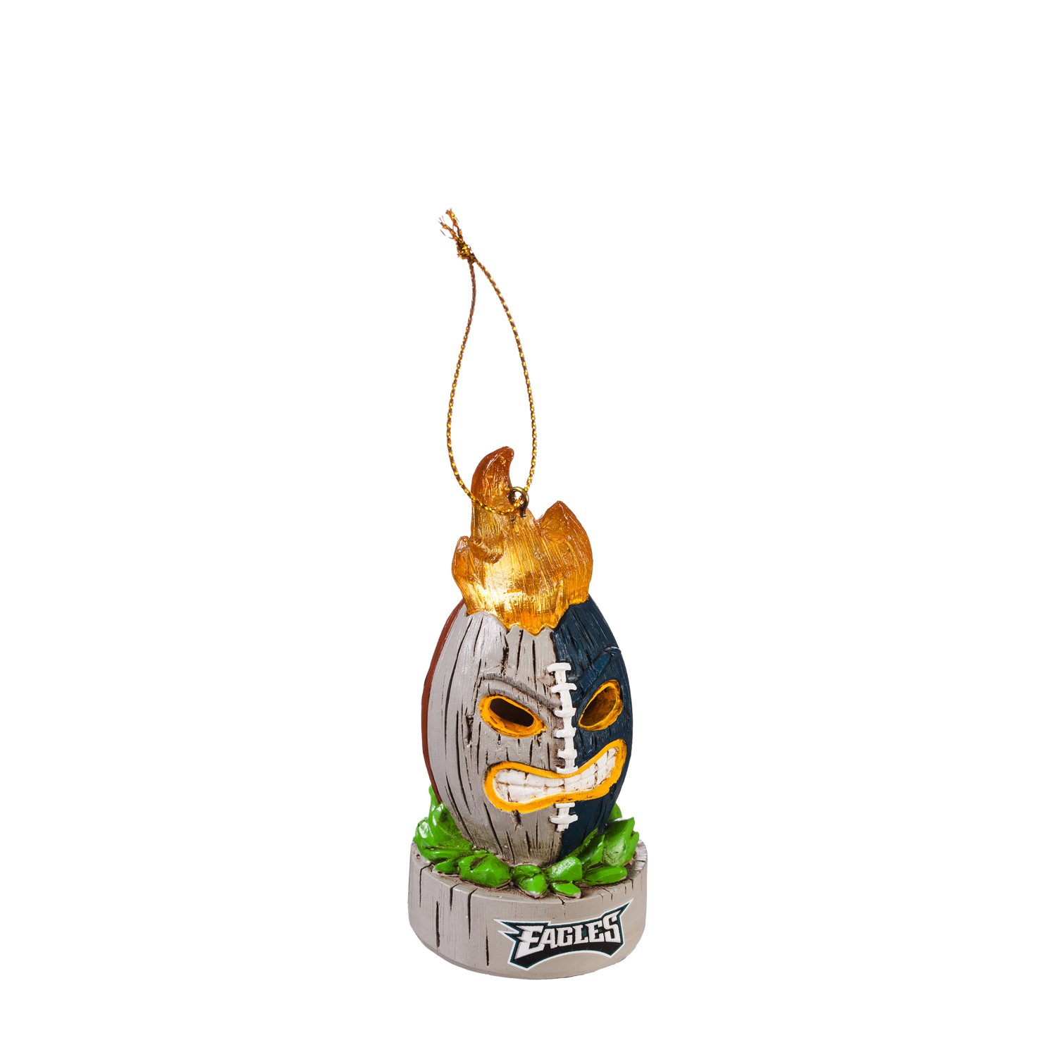 Team Sports America Philadelphia Eagles Lit Team Tiki Ball Ornament