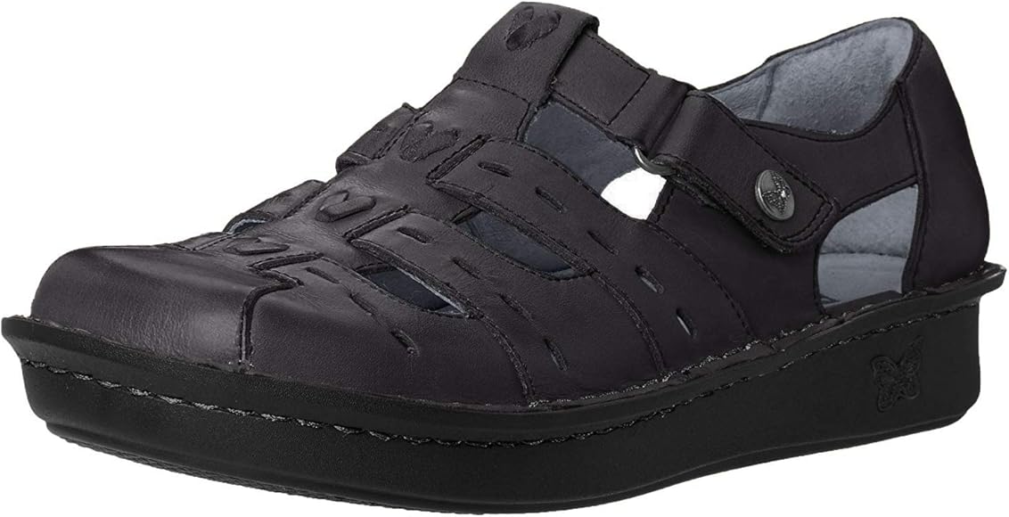 black fisherman sandals womens