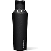 Corkcicle Sport Canteen - Beverages Cold 25 Hours - Triple Insulated Stainless Steel - Screw-On Lid - Reusable Bottle - Summer Drinkware Gift - Keeps Drinks Ice Cold - 20 oz - Black Panther