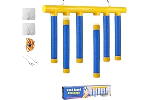 AORNMRS 2025 Upgrade Reflex Drop Sticks Challenge Game, Falling Sticks Reaction Training Tool, Adjustable Speed Catching Sticks for Hand Eye Coordination & Reaction Time Boost in Kids and Adults