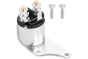 EL EASTLANE 56720 Engine Starter Solenoid with 2 Screw Bolt Fit for Predator 3500W Super Quiet Inverter Generator, Generator Parts Replace 63584