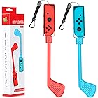 Golf Clubs，2 Pack Set，Compatible with Mario Golf: Super Rush , For Switch Game