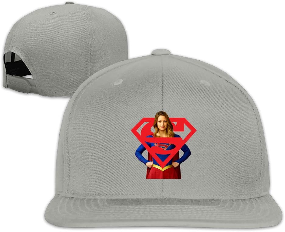 Unisex Supergirl Melissa Benoist Adjustable Snapback Baseball Caps 100%cotton Pink One Size