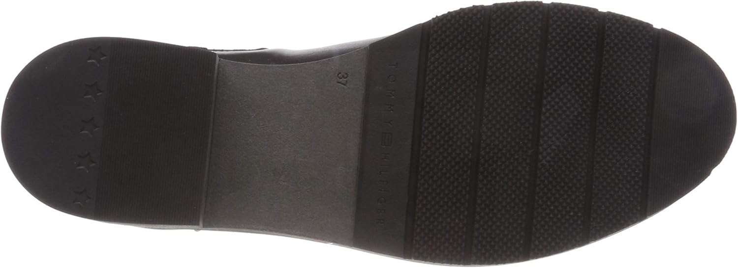 tommy hilfiger metallic heeled chelsea boot