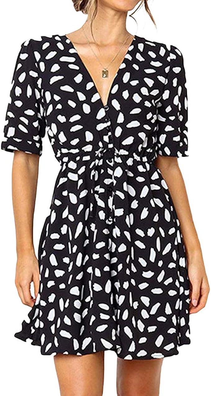 tie waist mini dress