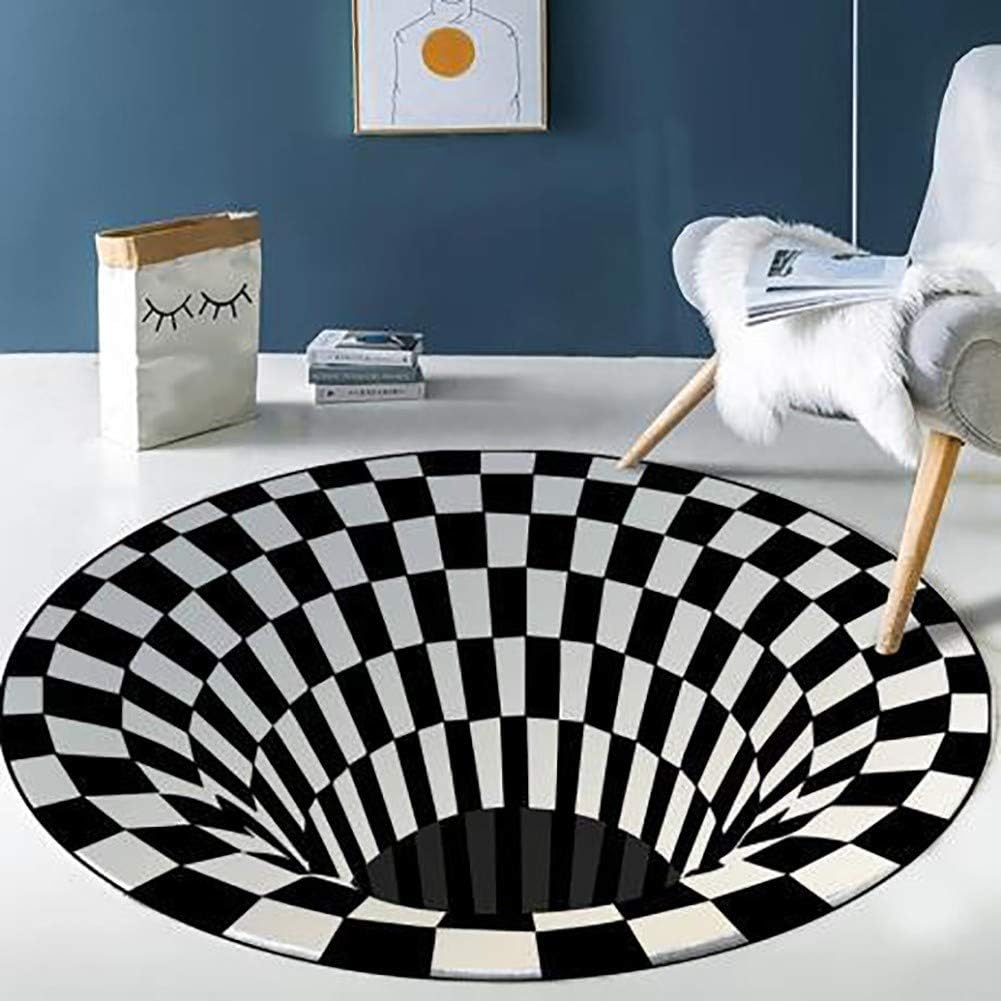 GOYAN Alfombra Antideslizante De Ilusión óptica Geométrica 3Dmás Nueva