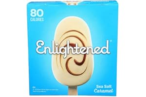 Enlightened Sea Salt Caramel Ice Cream Bar, 3.75 Fluid Ounce - 4 count per pack -- 8 packs per case.