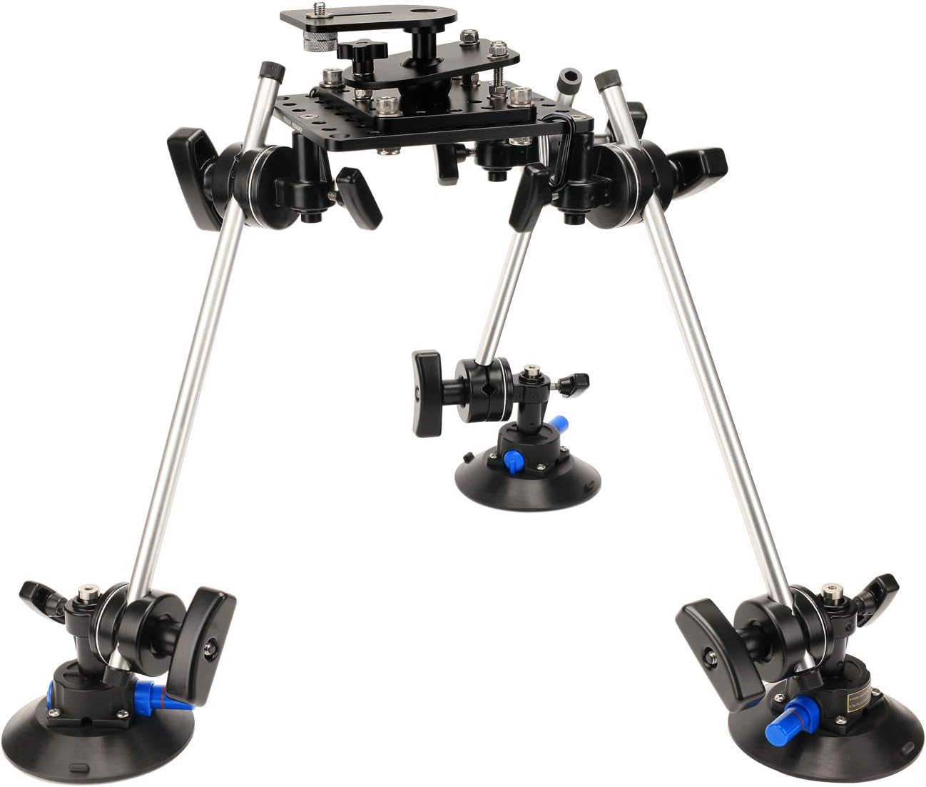 PROAIM Megagrip Car/Vehicle Camera Gripper, Payload: 5-15kg/11-33lb Max Speed-200km/h | Ball Leveling Head, Fully Adjustable Suction Mount + Hard Case | for DSLR Video Film Cinema Camera (CM-MGGP-00)