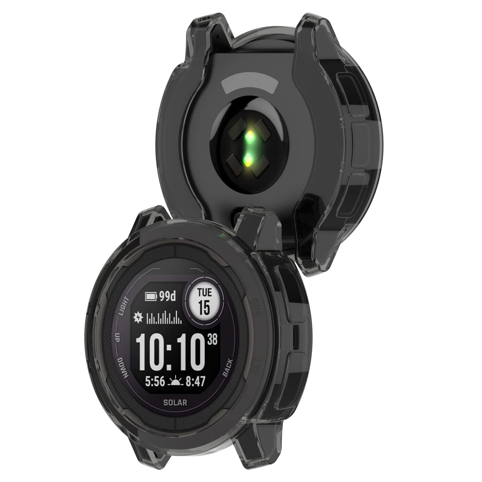 LOKEKE Compatible with Garmin Instinct 2 Protective Case Cover, TPU Protective Case Cover Shell For Garmin Instinct 2(for Instinct 2)