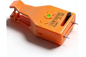 IZTOSS DC 24 V Automotive ATO/ATC ATM Blade and Glass Tube Fuse Tester Puller for Mini/Standard Blade Fuse