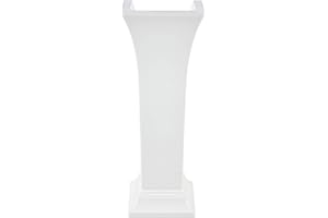 American Standard Town Square S Pedestal Sink Leg Only in White