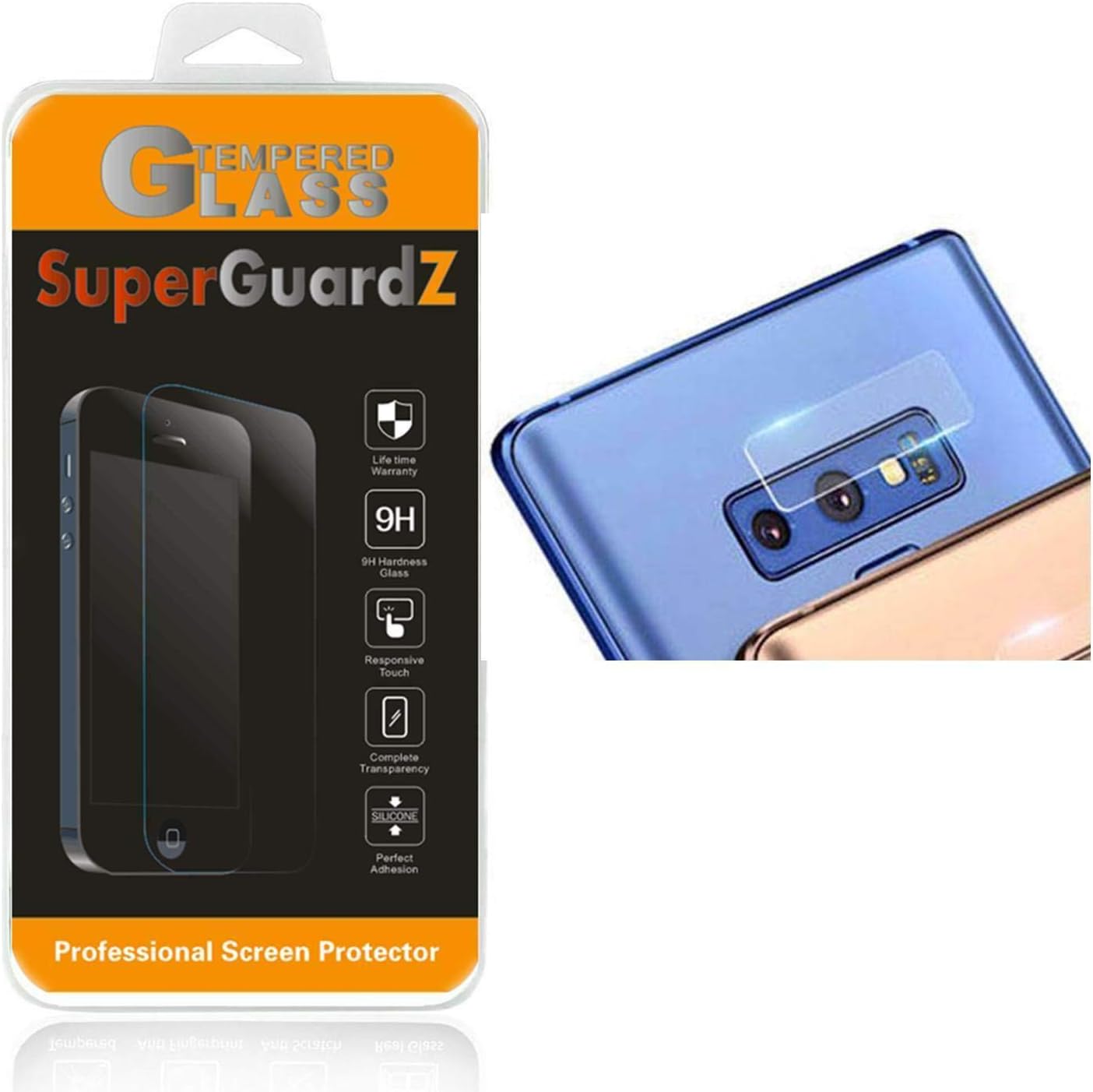[3-Pack] for Rear Camera of Samsung Galaxy S10e (NOT for S10) Screen Protector Tempered Glass, SuperGuardZ, 9H, 0.3mm, Anti-Scratch, Anti-Bubble, Anti-Fingerprint [Lifetime Replacement]
