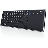 CZUR K5S Bluetooth Keyboard with Touchpad, Wireless &amp; Wired Keyboard | Rechargeable Keyboard with Trackpad for PC/Laptop/Tablet/Phone, Portable Keyboard, for Windows/Mac/Android/iOS