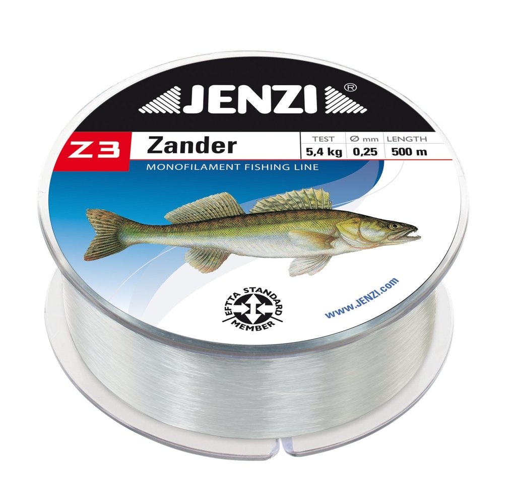 Z3 Line 4.8Kg Zander, 0.25 MM Fishing Line for Pike Fishing – 500 m