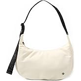 Titosha Medium Nylon Crescent Crossbody Bag for Women with Extended Adjustable Shoulder strap