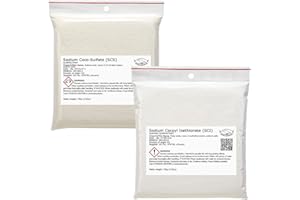 Artekas Innovation Anionic, Foaming Surfactants Set - Sodium Coco Sulfate (SCS) 100 g | 3.53 oz and Sodium Cocoyl Isethionate (SCI) - 100 g | 3.53 oz