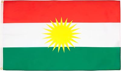 AZ FLAG Kurdistan Flag 3x5 ft 100D Polyester Two Metal Grommets