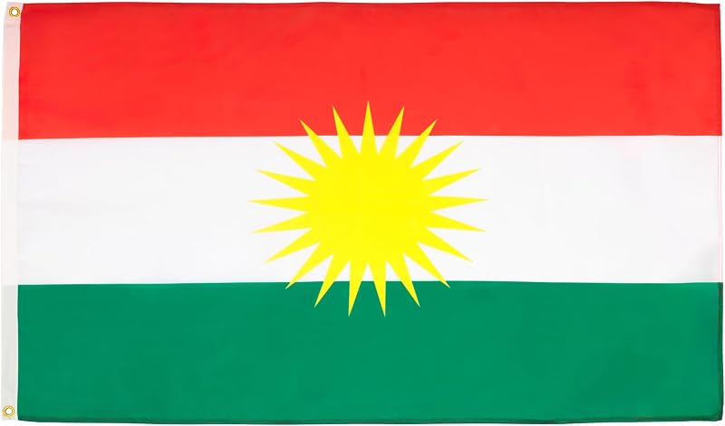 AZ FLAG Kurdistan Flag 3x5 ft 100D Polyester Two Metal Grommets
