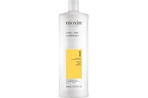 Nioxin System 1, Therapy Conditioner, with Peppermint Oil, Treats Sensitive Scalp & Provides Moisture, For Natural Hair with Light Thinning, Various Sizes(Packaging May Vary)