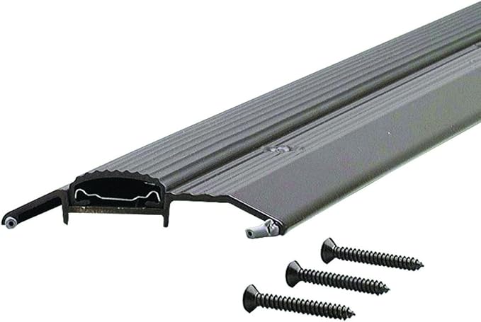 Low 33/4" Wide Aluminum Door Threshold with Vinyl Seal Low 33/4" Wide Aluminum Door Threshold with Vinyl Seal