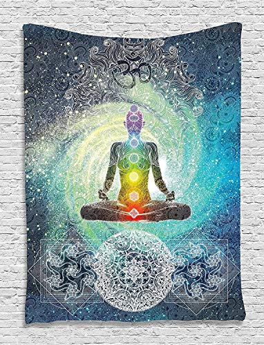 Shukqueen-Indian-Wall-Hanging-Tapestry-Hippie-Mandala-Zen-Meditation-HD-Printed-Tapestry-Wall-Art-Bedspread-Couch-Cover-Dorm-Home-Decor-Beach-Blanket-Gifts-57-x-78-Dhyana