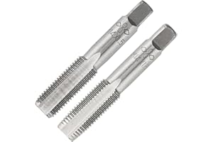 Aceteel M14 X 1.5 Metric Hand Tap, Right Hand M14 X 1.5mm Threading Hand Tap 1Pair