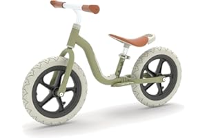Chillafish Charlie LUX Kids Balance Bike for Ages 2-5, Lightweight Toddler Bicycle Frame, 12 Inch No-Puncture Tires, Adjustable Seat, Carry Handle