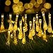 GDEALER Solar String Lights 72ft 200 LED Solar White Solar Powered Waterproof Starry Fairy Outdoor String Lights Christmas Decoration Lights for Garden Path, Party, Bedroom Decoration
