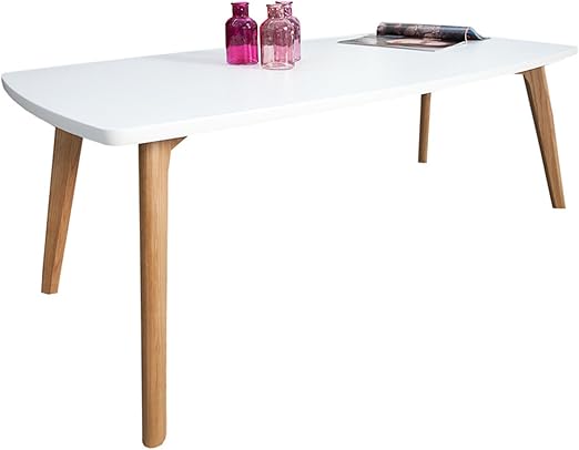 Invicta Interior Retro Couchtisch Scandinavia Meisterstuck 110cm Weiss Echt Eiche Skandinavisch Amazon De Kuche Haushalt