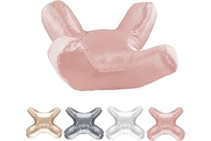 PDUHKO Viora Face Pillow, for Wrinkles Side Sleeper, Massage Face Down, Beauty Pillow Anti Wrinkle, Anti -Aging, Back Sleeping(Pink)