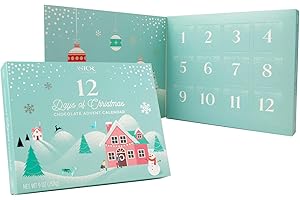 Advent Calendar 2025 Chocolate Advent Calendar By Astor, 12 Days Countdown To Christmas, Rich Belgian Dark, Milk and White Chocolates Holiday Gifts