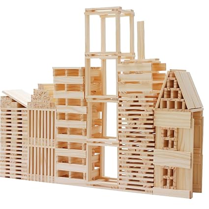  Qetu Wooden Construction Building Model