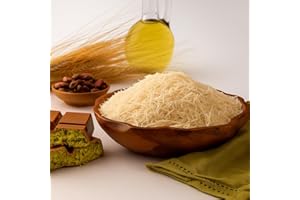 CERES GOURMET Kataifi Shredded Fillo Dough for Dubai Chocolate, Authentic Turkish Chopped Kadayif Pastry for Kunafa, Knafeh, and Baklava, Freshly Packaged (3.5 oz)