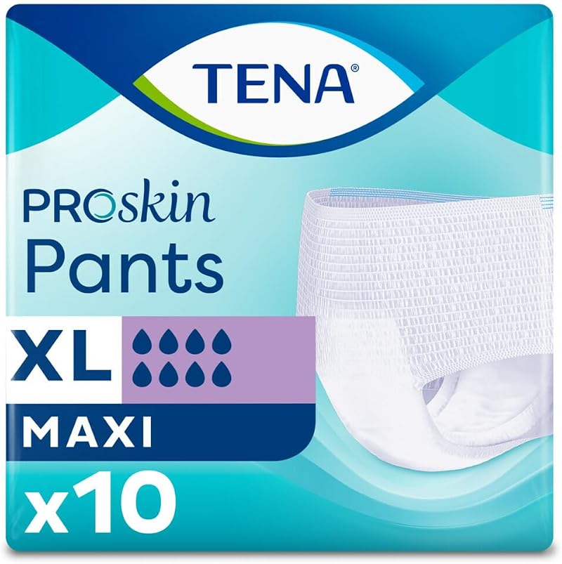 TENA ProSkin Maxi XL Pants 10 Pieces Incontinence Underwear