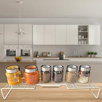 Kawachi Multipurpose Kitchen Countertop Space Saving Storage Shelf