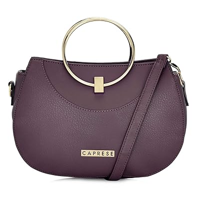 Caprese Anida Womens Satchel (Plum)