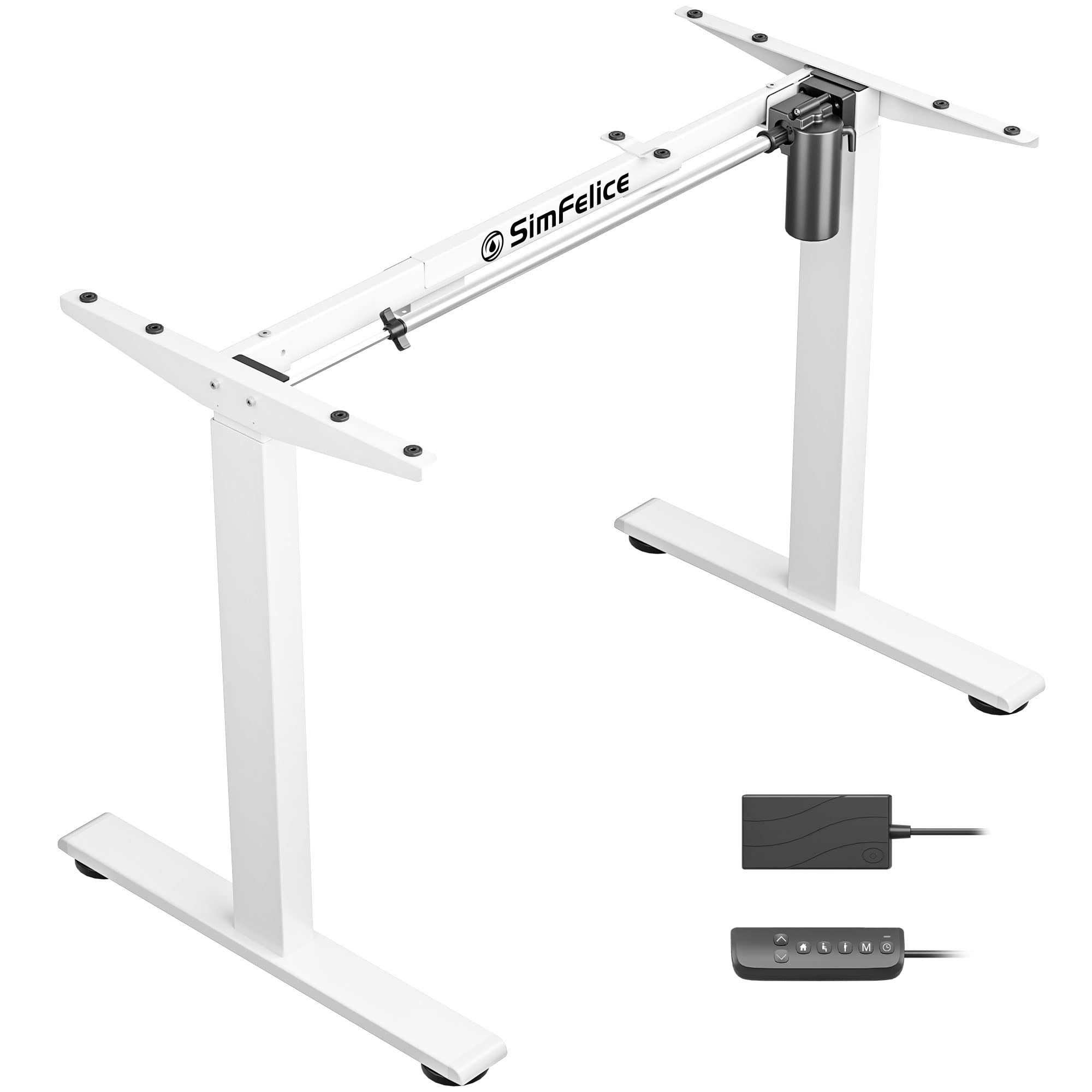 Mua Electric Standing Desk Frame Height Width Adjustable Desk DIY ...