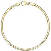 Charm Bracelets for Women, 925 Sterling Silver Plated/14k Gold Bracelet 3mm Dainty Snake Chain Bracelet Men Non Tarnish Jewelry Gifts for Her