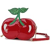 ENJOININ Fun Shape Purse for Women Novelty Handbags Unique Chain Crossbody Bag for Teens with Adjustable Shoulder Strap