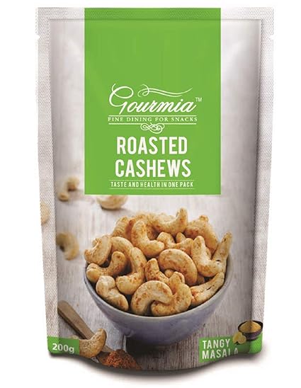 Gourmia Roasted Cashews, Tangy Masala, 200g