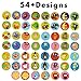Scratch and Sniff Stickers, 828 Smelly Stickers&36 Sheets，54 Interesting Designs and 9 Different Sweet Smells Have Fun with Your Teachers, Parent, Friends for Reward,Crafts Motivation-Reward Stickers
