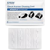 Epson Waffletechnology&reg; Cleaning Cards for Check Scanners (15 Pack) | WonderSolvent&reg; Solution, OEM Approved For Use on Epson CaptureOne &amp; TM Models - KWEPS-CS1B15WS