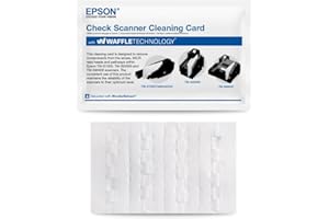 Waffletechnology Cleaning Card for Epson CaptureOne™ Check Scanner (15 Cards)