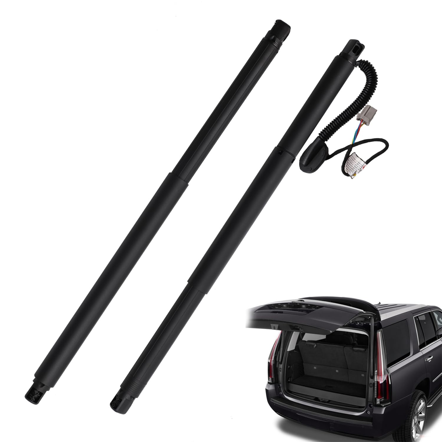 Photo 1 of Power Rear Liftgate Struts Compatible with 2015-2019 Chevy Suburban Tahoe GMC Yukon Cadillac Escalade ESV, A Pair Electric Trunk Lift Support Shock Struts Replacement 84306929 84183515 84183516