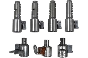 QSDJLM U150E U151E U250E Transmission Solenoids Valve Kit Replacement for Toyota Lexus 7pcs