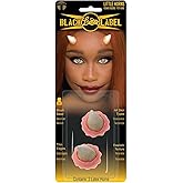 Tinsley Transfers Little Horns Black Label Latex - Realistic, Easy-to-Apply Latex Horns for Halloween, Cosplay, and Fantasy Costumes - Reusable, Professional Makeup Prosthetic