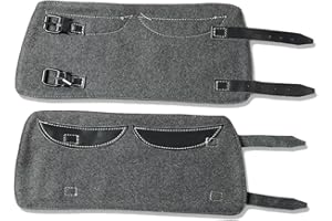German Gaiters WWII Soldiers Woolen Leggings Outdoor Combat Equipment Replica of WW2 Leg Guards